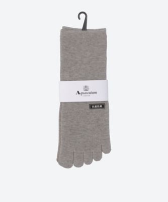 ＜Aquascutum (Men雑貨etc)＞【靴下おまとめ】靴下　５本指無地ショート　１６６３８６６４０１