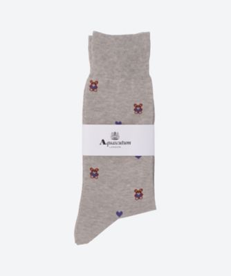 ＜Aquascutum (Men雑貨etc)＞【靴下おまとめ】靴下　クマ＆ハート　１６６３６４６３１４