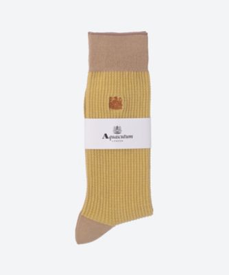 ＜Aquascutum (Men雑貨etc)＞【靴下おまとめ】靴下　カノコジャカード　１６６３６４６３１５