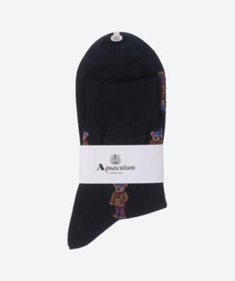 ＜Aquascutum (Men雑貨etc)＞【靴下おまとめ】靴下　トレンチクマハーフ丈　１６６３６４６３１６