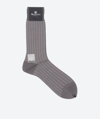＜Aquascutum (Men雑貨etc)＞【靴下おまとめ】靴下　マイクロストライプ　１６６３６６６２０７