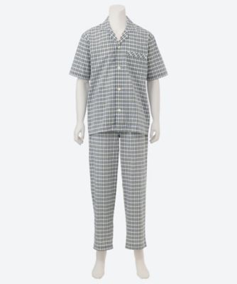 ＜MACKINTOSH PHILOSOPHY (Men雑貨etc)＞パジャマ　サッカーチェック半袖　１２２６６２６４２０