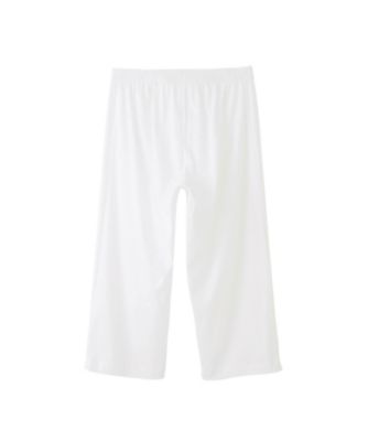 ハーフパンツ　前開き　膝下丈