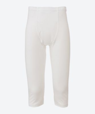 快適工房 (Men)/カイテキコウボウ 年間 フライス ロングパンツ 前あき 膝下丈 AA2307 ホワイト ももひき【三越伊勢丹/公式】