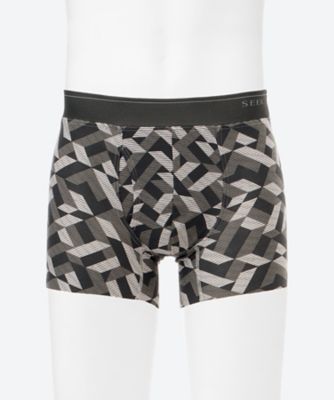 下着・アンダーウェア FCRB SEEK CUT OFF MONOGRAM BOXER BRIEF 年間 ボクサーブリーフ 前あき リップウエスト カットオフ