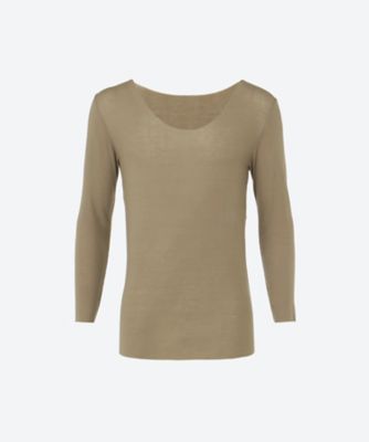 qq7m6nc9kです 半袖UネックTシャツ 強撚糸 | SEEK (Men)/シーク | 三越伊勢丹