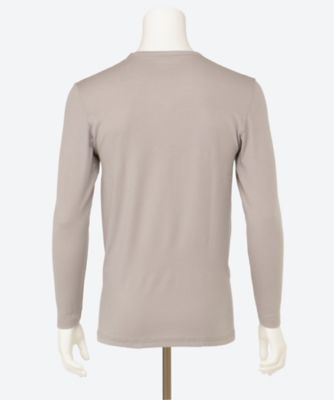 秋冬 Vネックロングスリーブ ホットストレッチ 中厚・起毛