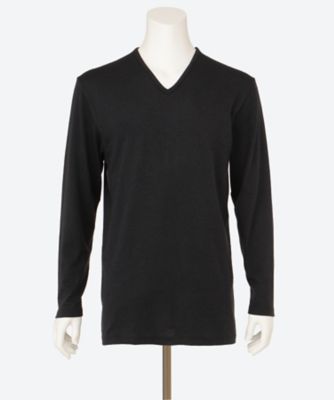 秋冬 Vネックロングスリーブ ホットストレッチ 中厚・起毛