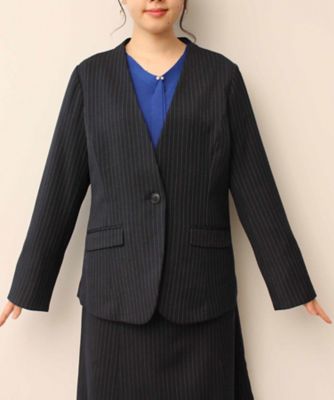 新品✨fleur by mint breezeライトグレー ノーカラーコートLL フルールbyミントブリーズ(fleur by mint breeze) レディース