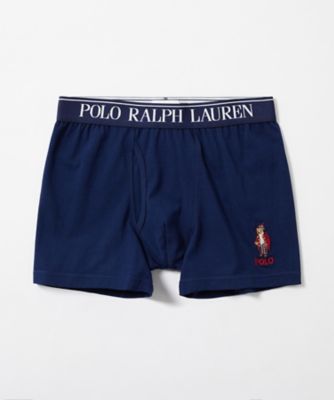 POLO RALPH LAUREN ボクサーブリーフM レッド　ポロベア ローライズボクサーブリーフ フォールモーニングローブベア