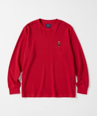 ワッフルロングスリーブクルーネック　フォールモーニングローブベア　ＲＭ８ーＡ００５　
