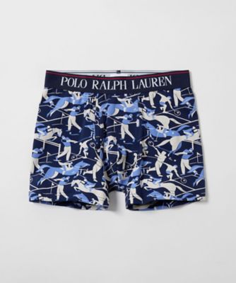 POLO RALPH LAUREN (Men)/ポロ ラルフ ローレン ボクサーブリーフ ローンスポーツプリント 前開き RM3ーB109