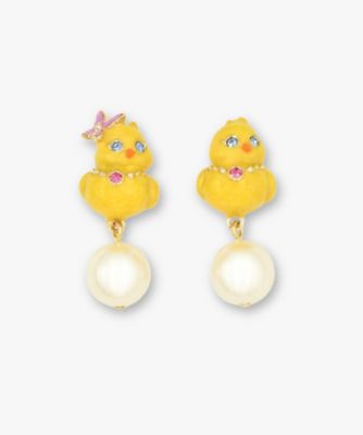 ＜ANNA SUI (Women)＞ひよこモチーフ　ピアス　ＳＡＭＡ１５２７　　ＸＹ