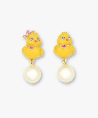 ＜ANNA SUI (Women)＞ひよこモチーフ　イヤリング　ＳＡＭＥ１５２７　　ＸＹ