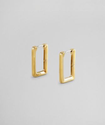 ＜PLUS VENDOME (Women)＞バゲット＿キャッチレスピアス　ＰＦ８Ａ２６１８　　ＡＵ