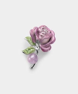 ＜VENDOME BOUTIQUE (Women)＞アメシスト　バラ　ブローチ　ＶＢＲＶ６１４６　　ＡＭ