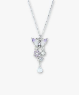 ＜ANNA SUI (Women)＞蝶　小花モチーフ　ネックレス　ＳＡＭＮ２０７１４５ＸＷ