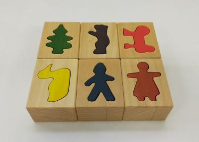 ＜ATELIER NIKI TIKI (Baby&Kids)＞【商品紹介動画あり】はめ絵（小）６Ｐ