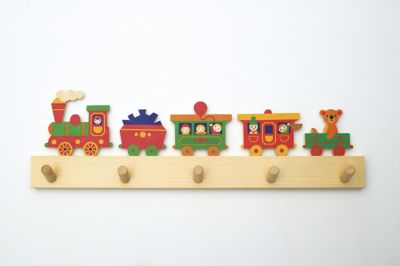 ＜ATELIER NIKI TIKI(Baby&Kids)＞コートラック　５両の汽車