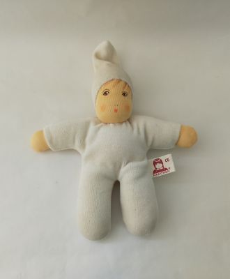 ＜ATELIER NIKI TIKI (Baby&Kids)＞＜ナンヒェン＞そら豆人形　白