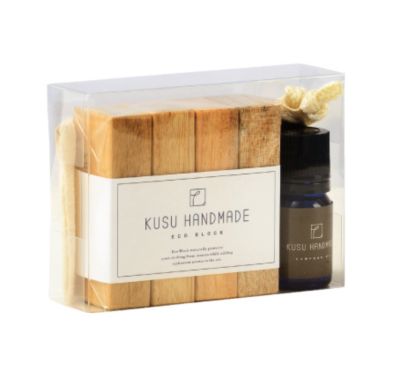 ＜KUSU HANDMADE＞エコブロック４個＋オイル＋ポーチセット