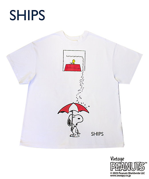 SHIPS>ビッグTシャツ の通販 三越伊勢丹オンラインストア 【公式】 I swim and travel around the world カットソー