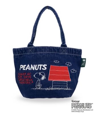 STS/スヌーピータウンショップオリジナル(先行販売) 刺繍デニムミニトートバッグ　ジョー・クール