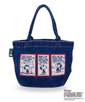 刺繍デニムミニトートバッグ　ジョー・クール