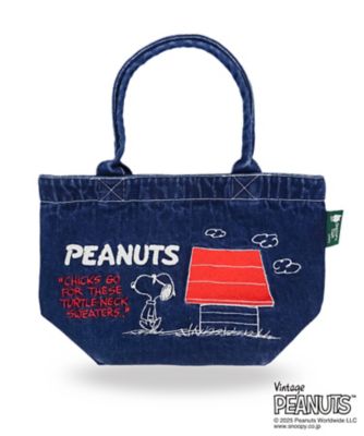 刺繍デニムミニトートバッグ　ジョー・クール