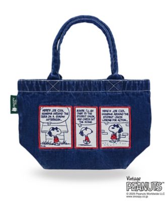 刺繍デニムミニトートバッグ　ジョー・クール