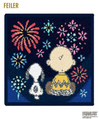 STS/スヌーピータウンショップオリジナル(先行販売) <フェイラー>ハンカチ 花火