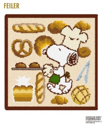 STS/スヌーピータウンショップオリジナル(先行販売) <フェイラー>ハンカチ ベーカリー