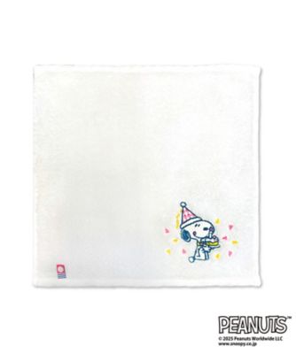 STS/スヌーピータウンショップオリジナル(先行販売) ＜ＳＮＯＯＰＹ誕生祭＞かるわた刺繍ミニタオル