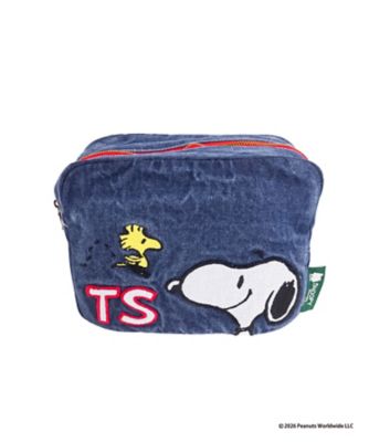 パッチワークデニムポーチ SNOOPY＆WOODSTOCK | STS