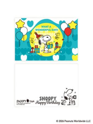SNOOPY誕生祭 アートカード2枚セット | STS/スヌーピー