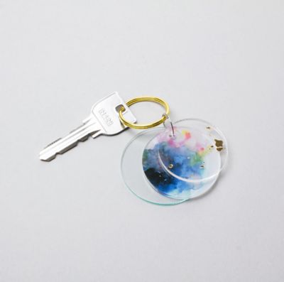 ドロップキーホルダー　あわいろ桜