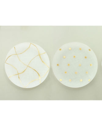 ＜toumei (Women)＞箔ｐｌａｔｅ　１６ｃｍ　２枚セット（土・蒔）