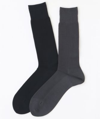 桐箱入りソックス２足ギフト　ＧＩＺＡ４５極細リブソックス　ＬＤＮ０１１／０１１