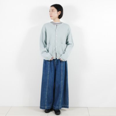ポケット付きワイドカーディガン