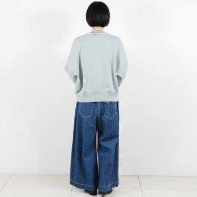 ポケット付きワイドカーディガン