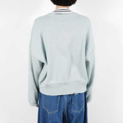 ポケット付きワイドカーディガン