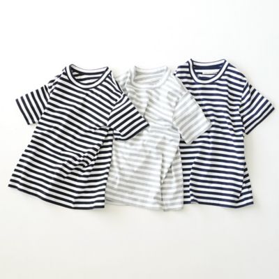 クルーネックボーダーＴシャツ