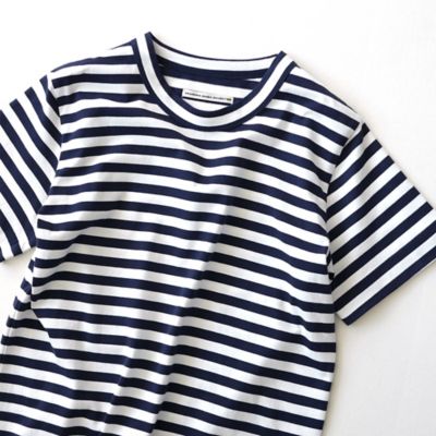 クルーネックボーダーＴシャツ