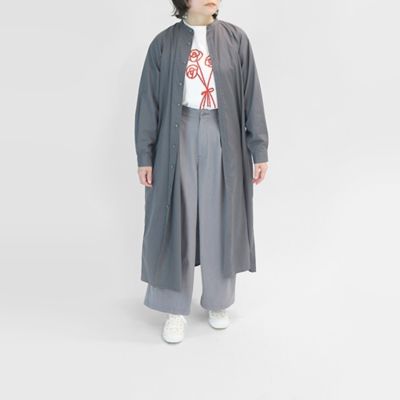 バンドカラーラグランリボンワンピース