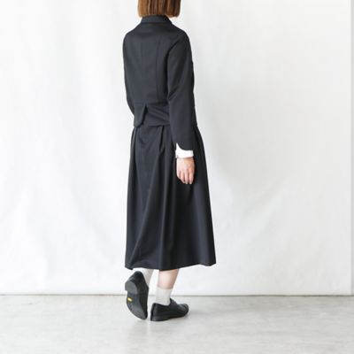 ウールギャバタックプリーツスカート