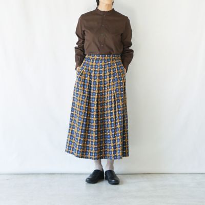 コーマブロードフリルシャツ
