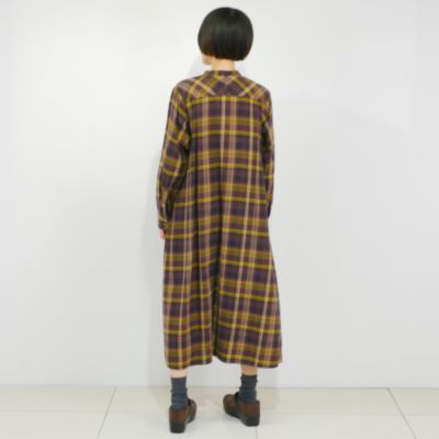 ≪Ｃｈｏｃｏｌａｔ　Ｂｌａｎｋｅｔ≫チェックシャツワンピース