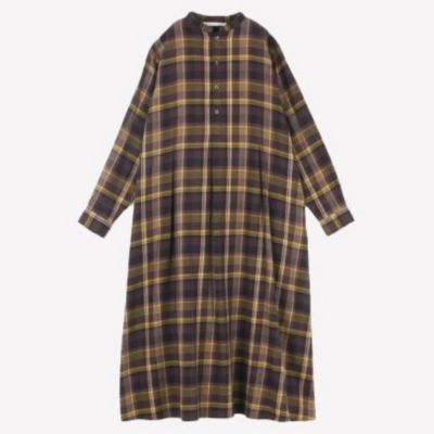 ≪Ｃｈｏｃｏｌａｔ　Ｂｌａｎｋｅｔ≫チェックシャツワンピース