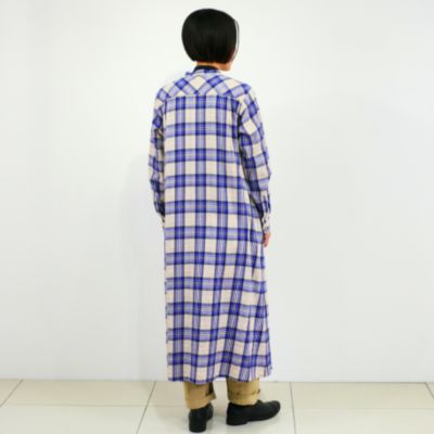 ≪Ｃｈｏｃｏｌａｔ　Ｂｌａｎｋｅｔ≫チェックシャツワンピース