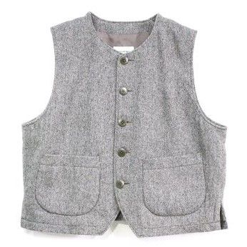 ＜GRANDMA MAMA DAUGHTER (Women)＞ツイードパッチポケットベスト